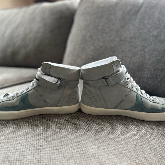 Burberry Suede Women’s High-Top Sneakers 11US/41UK - Picture 6 of 8